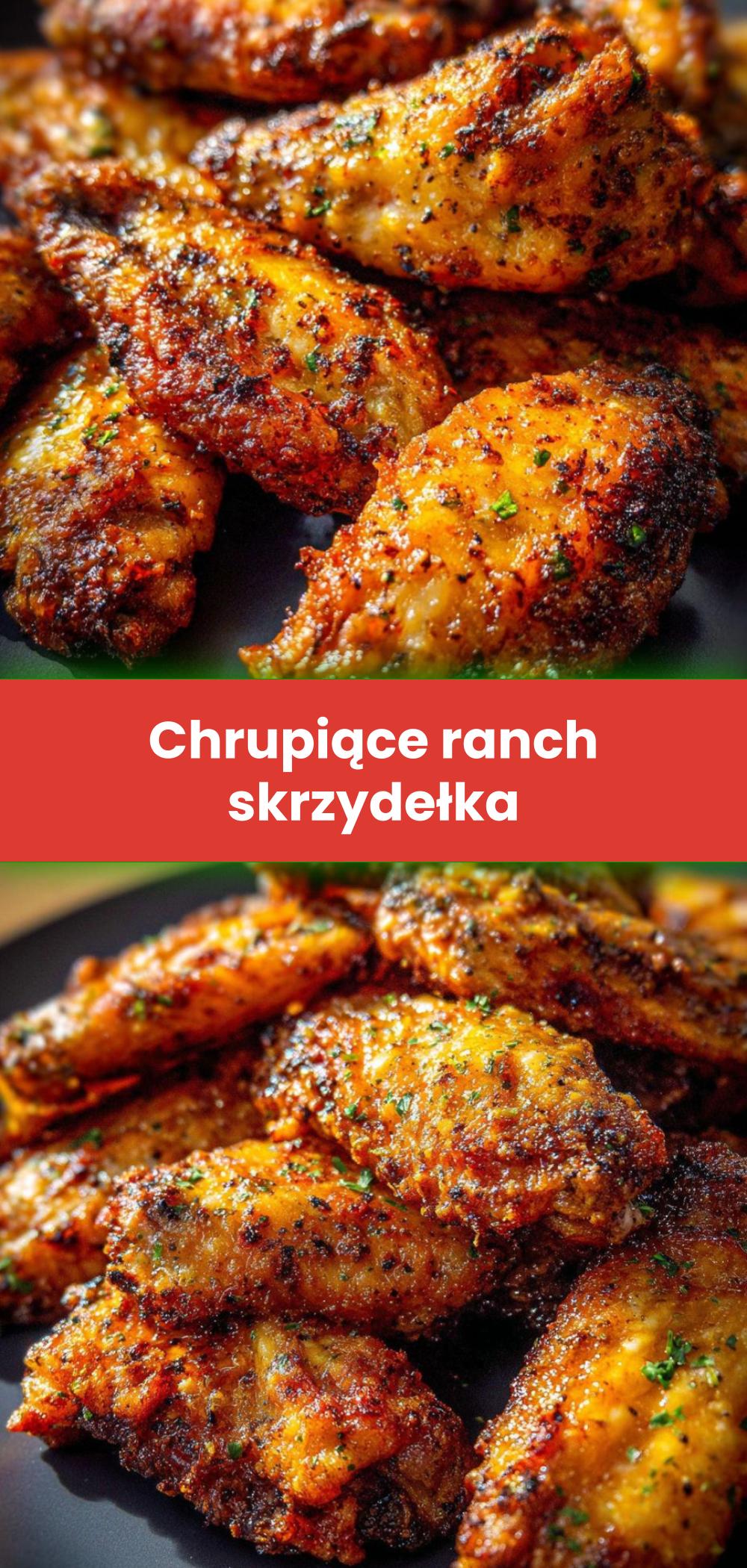 Template of Chrupiące ranch skrzydełka