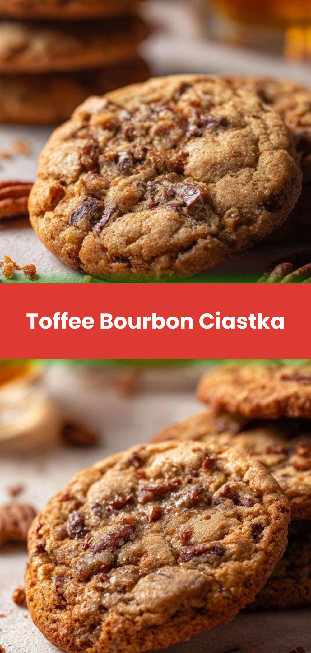 Template of Toffee Bourbon Ciastka