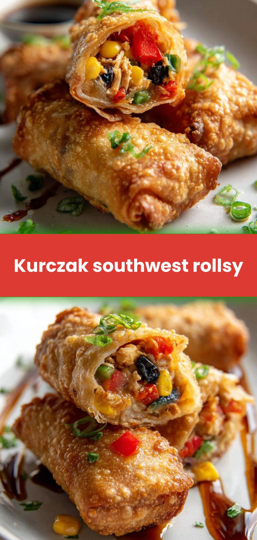 Template of Kurczak southwest rollsy