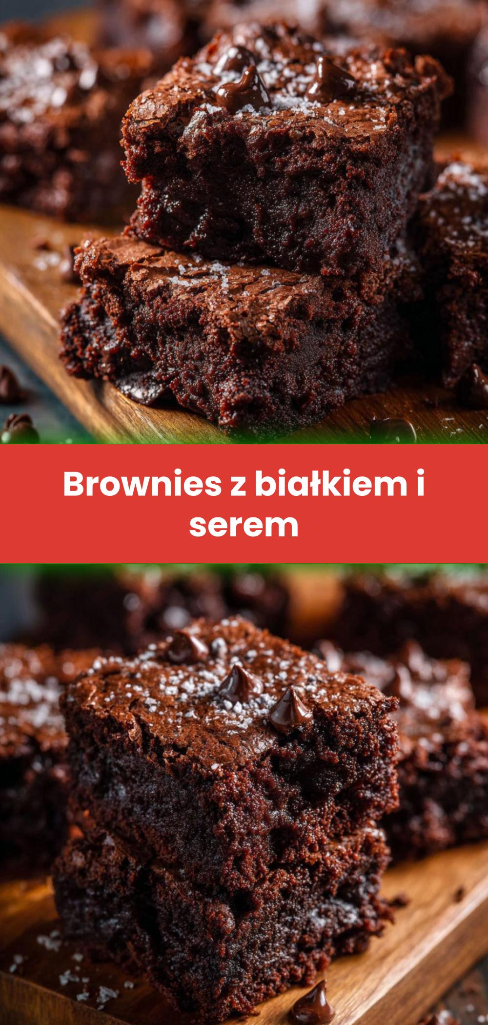 Template of Brownies z białkiem i serem