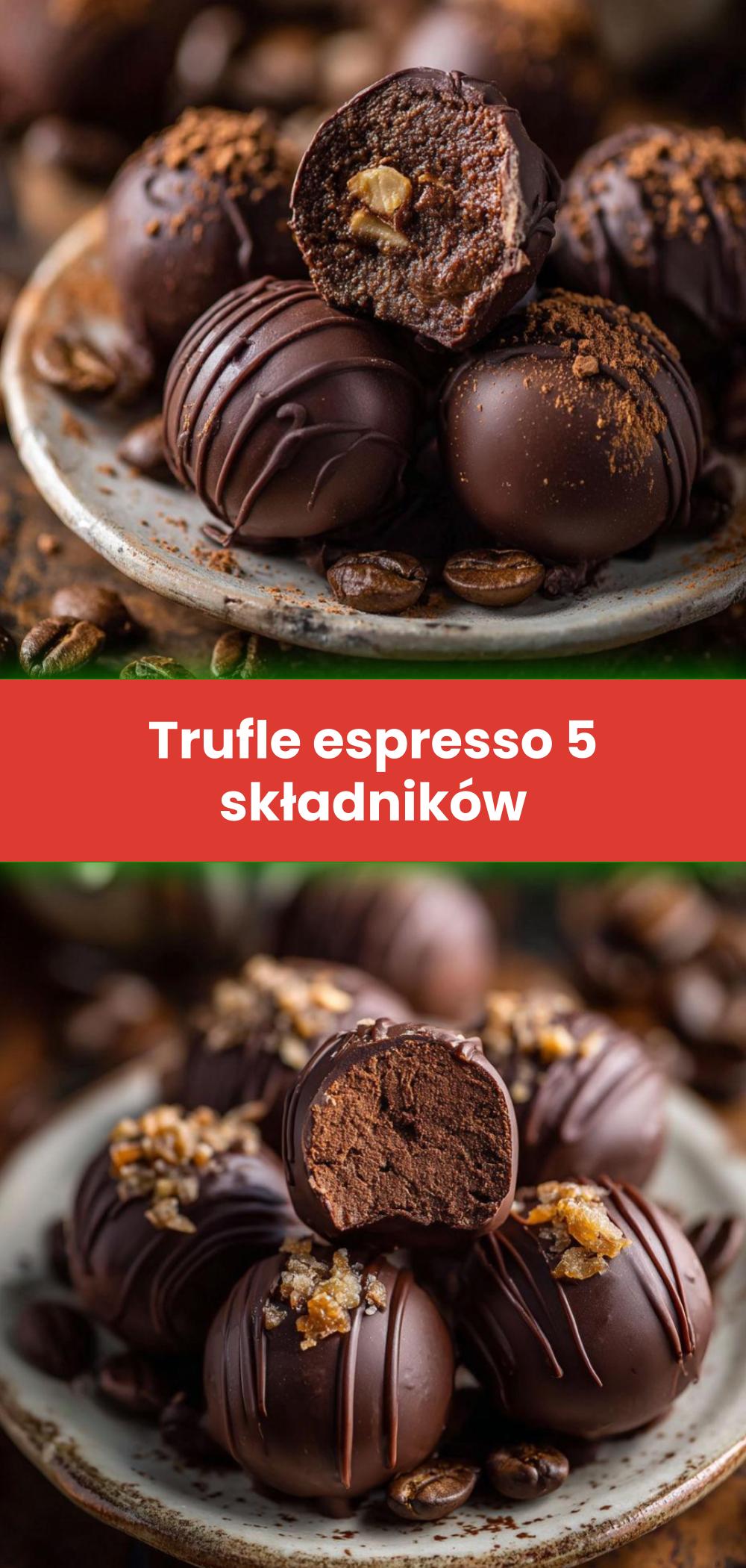 Template of Trufle espresso 5 składników