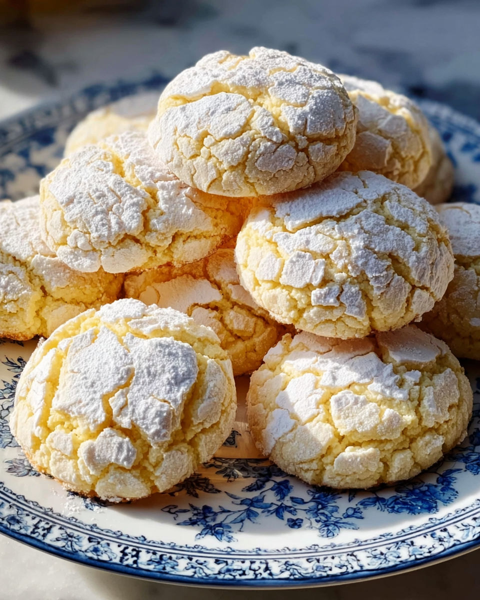 Cytrynowe Ciasteczka z Kaszy Manny.