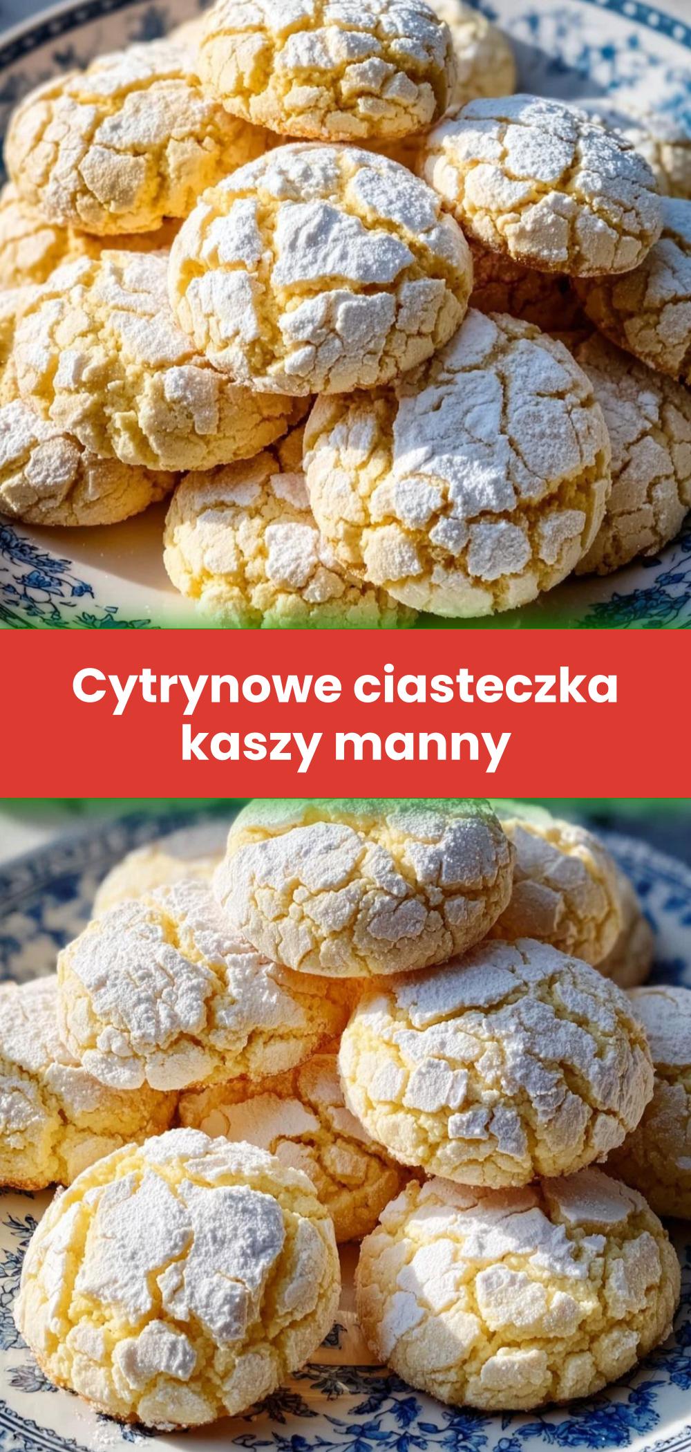 Template of Cytrynowe ciasteczka kaszy manny