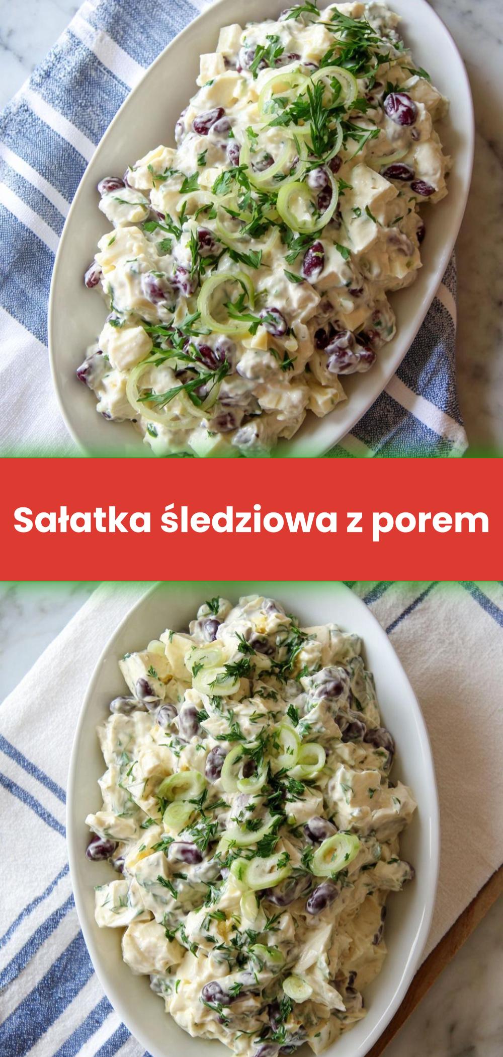 Template of Sałatka śledziowa z porem