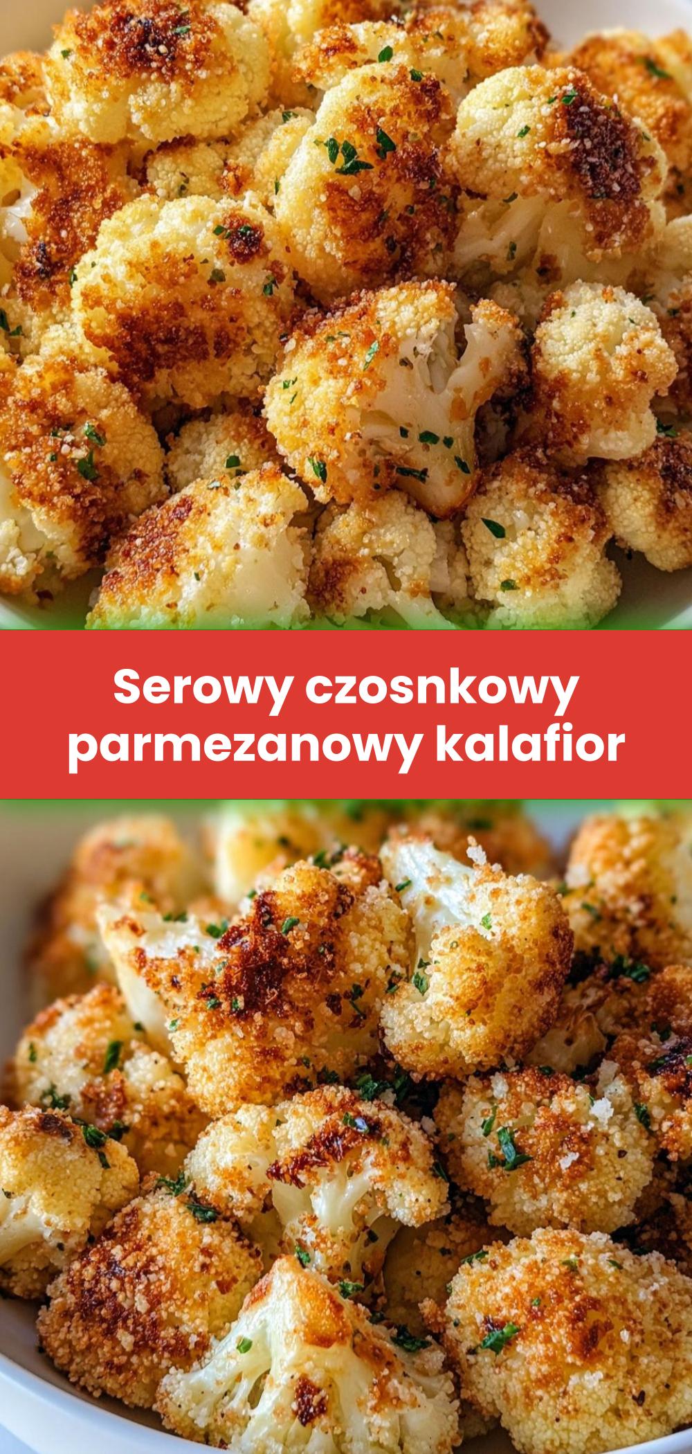Template of Serowy czosnkowy parmezanowy kalafior
