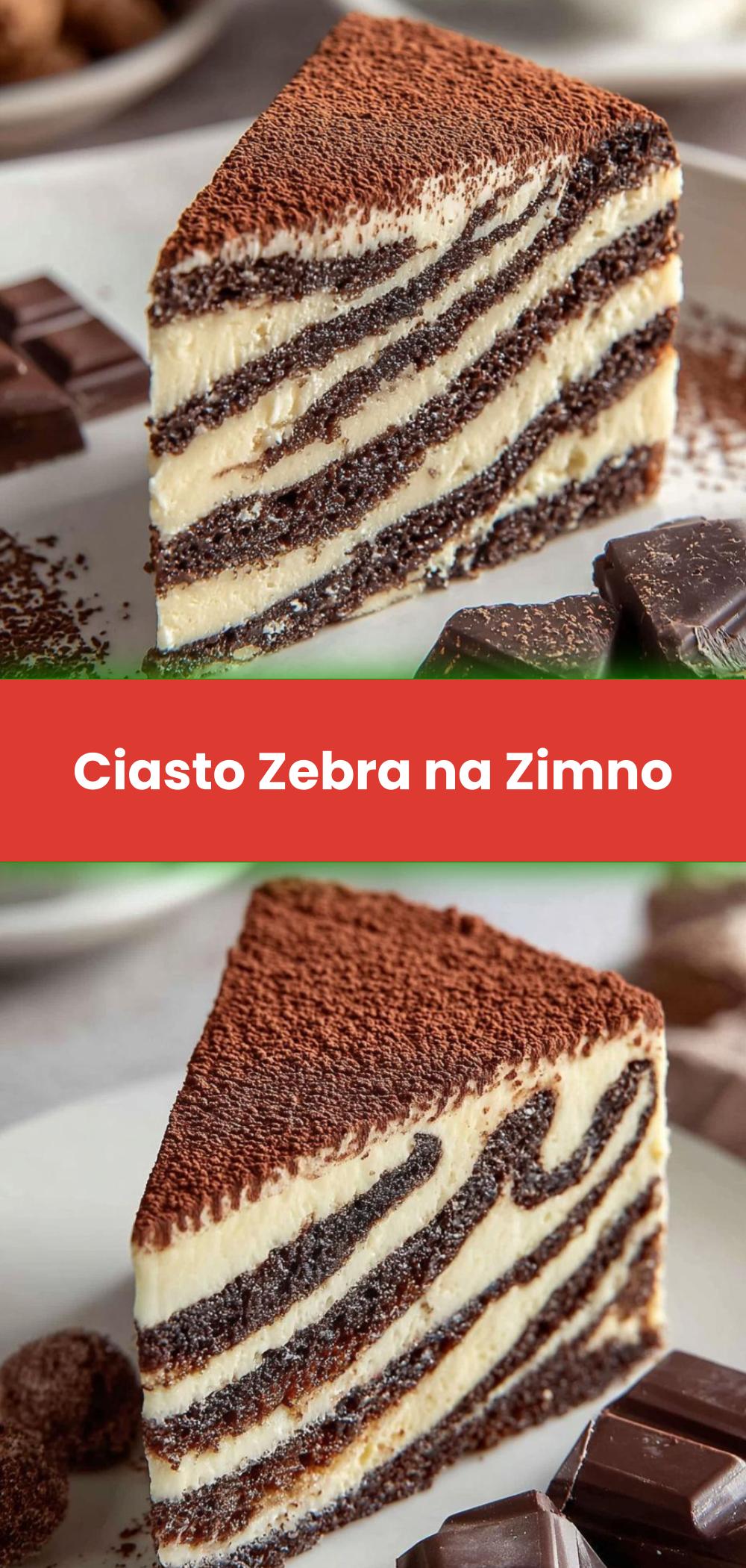 Template of Ciasto Zebra na Zimno