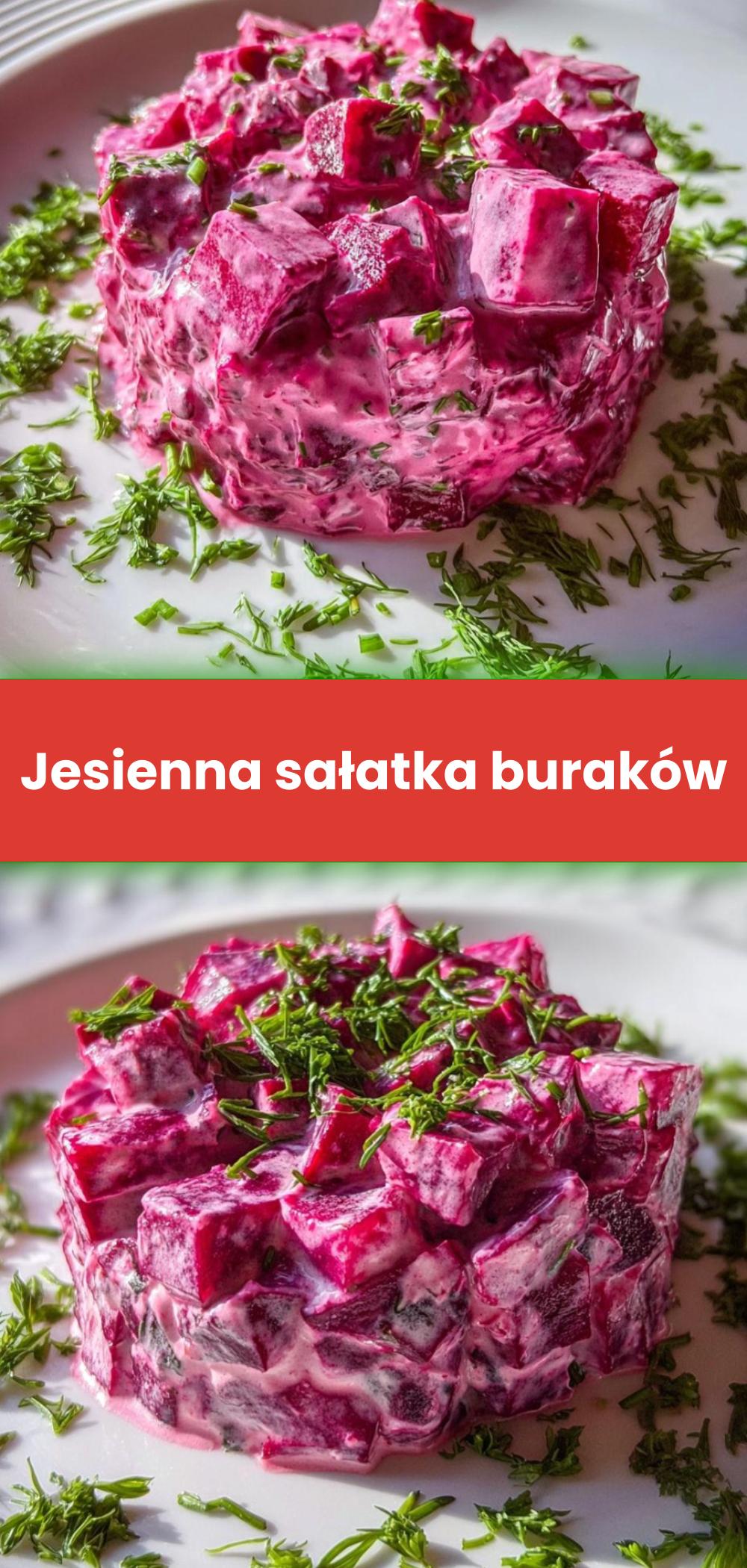 Template of Jesienna sałatka buraków