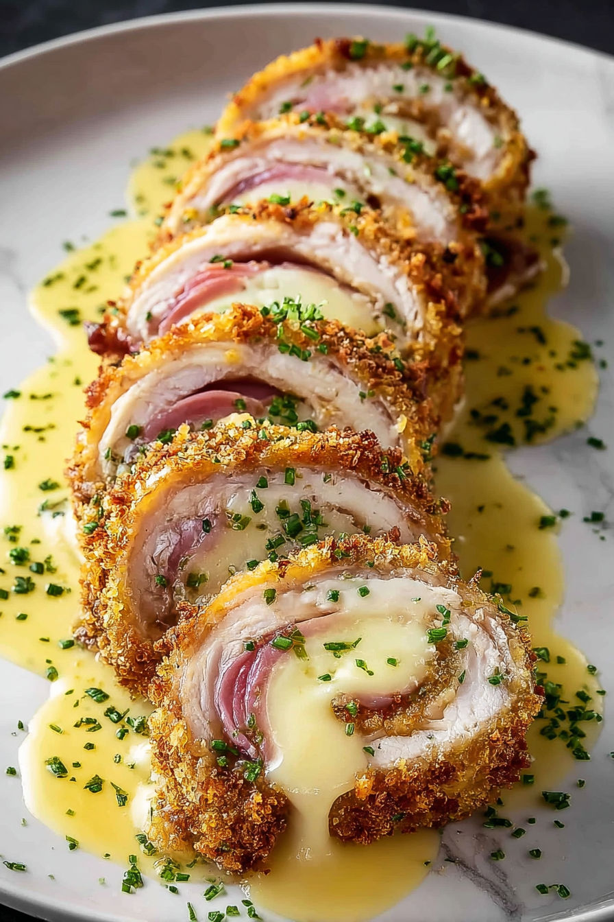 Roladki Cordon Bleu.