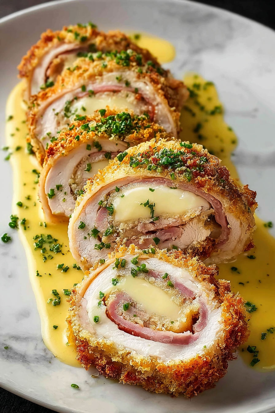 Roladki Cordon Bleu.