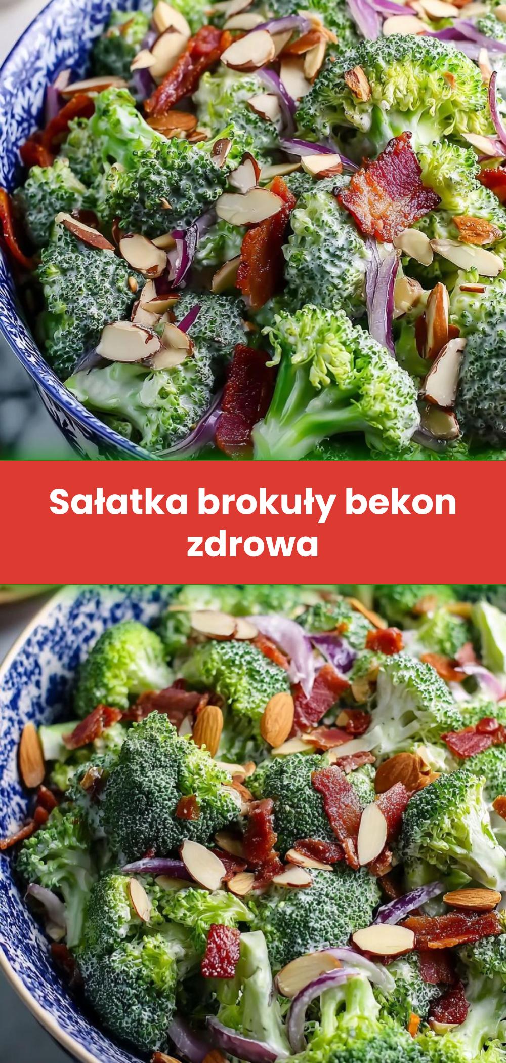 Template of Sałatka brokuły bekon zdrowa