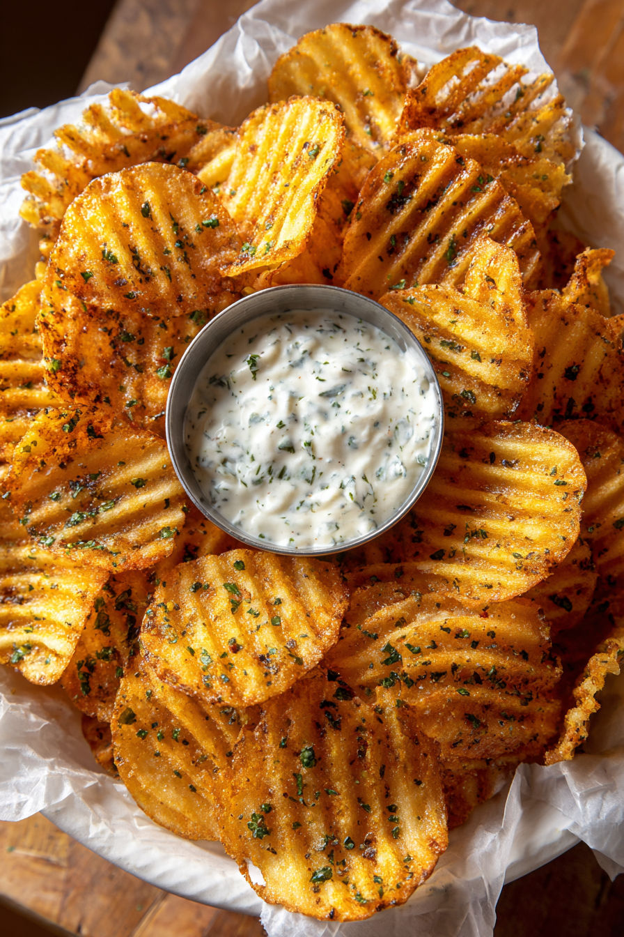 A bowl of churpiące ziemniaczki z przyprawami.