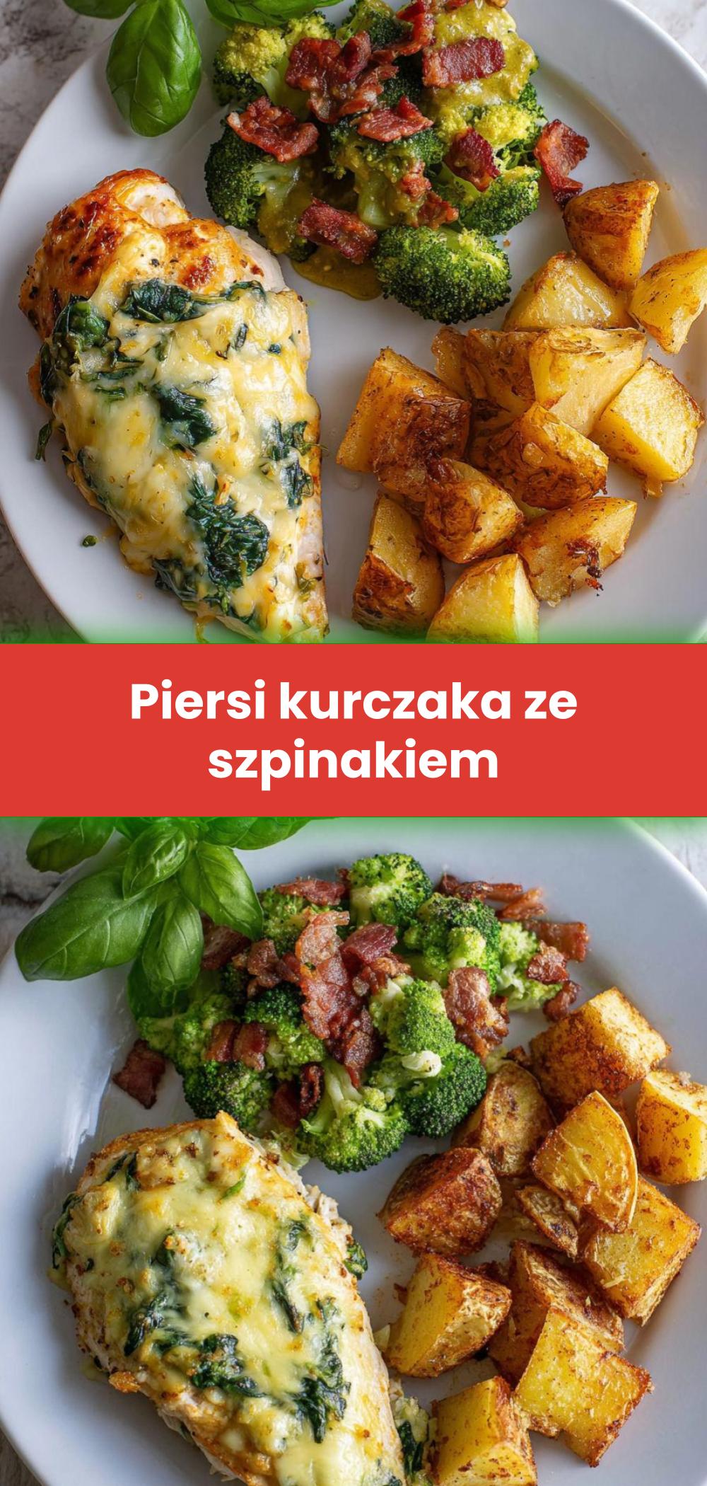 Template of Piersi kurczaka ze szpinakiem