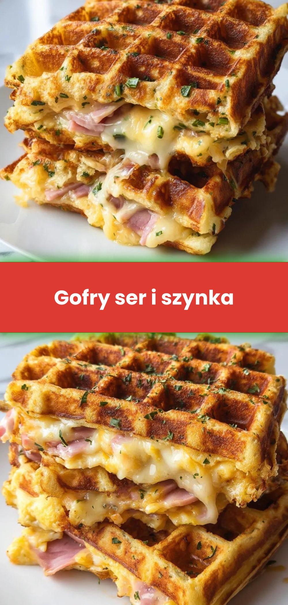 Template of Gofry ser i szynka