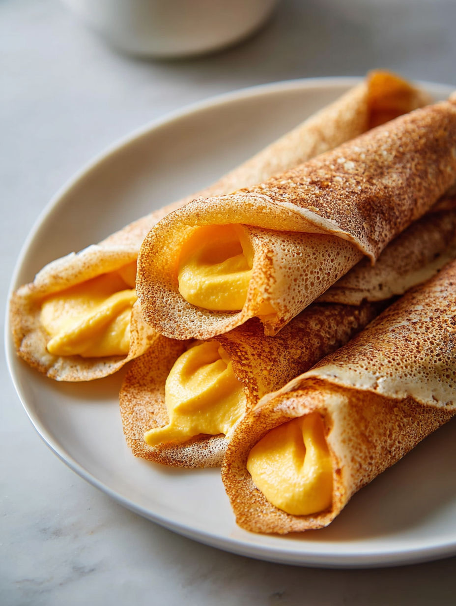 Naleśniki kasza manna cynamon dynia.