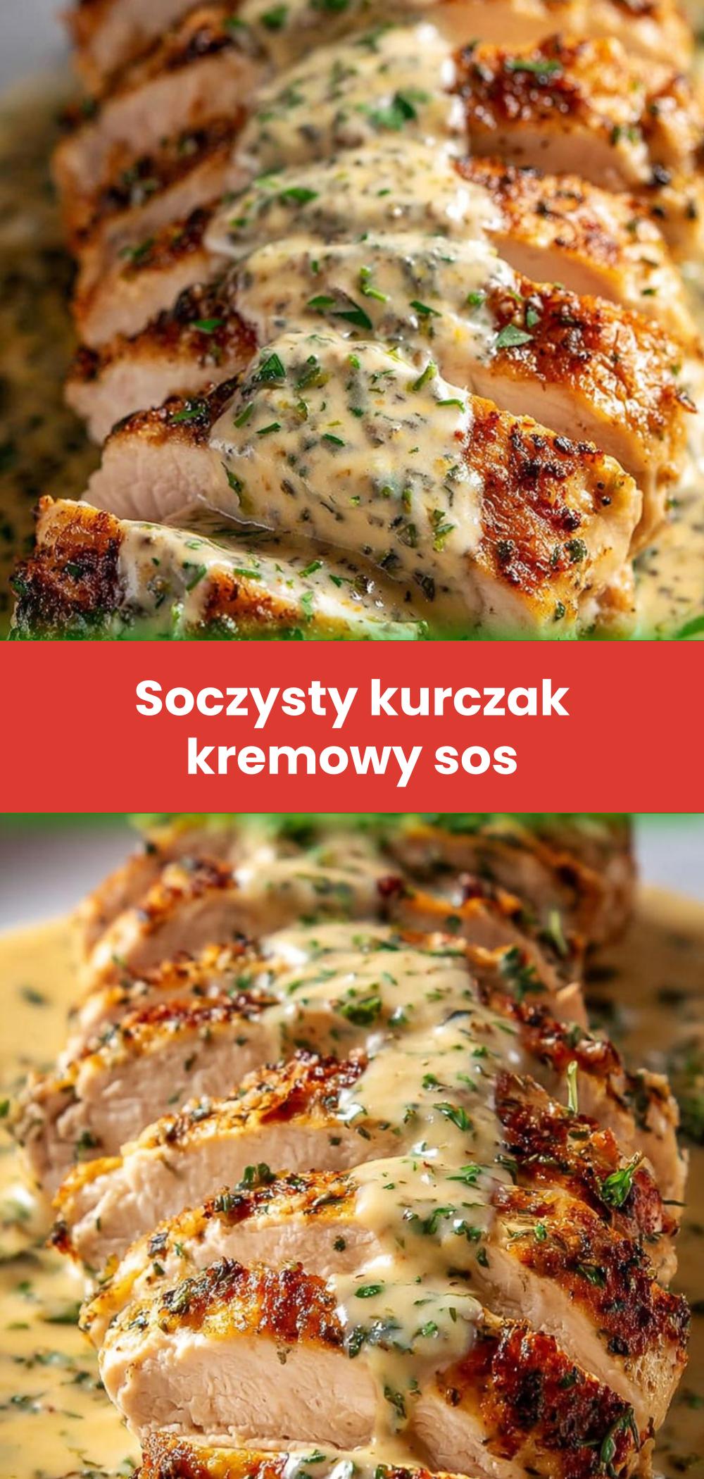 Template of Soczysty kurczak kremowy sos