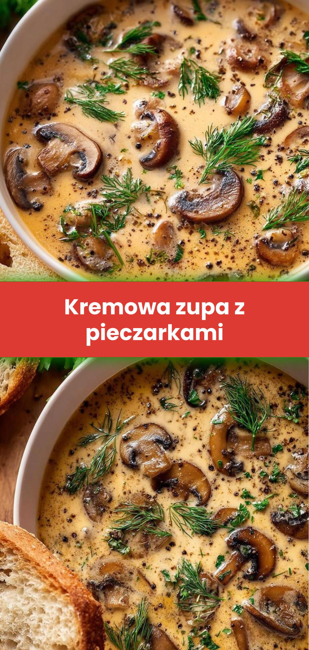 Template of Kremowa zupa z pieczarkami