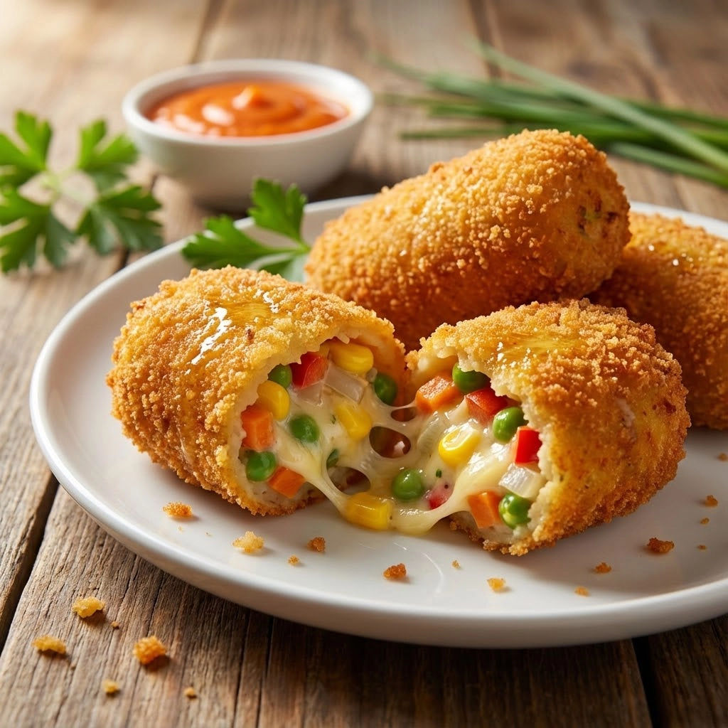 A plate of food with a bowl of sauce.