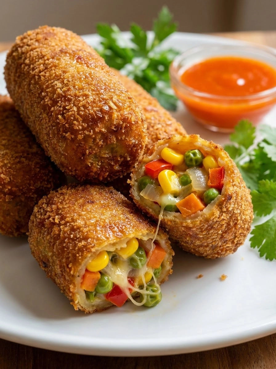 A plate of food with a bowl of sauce.