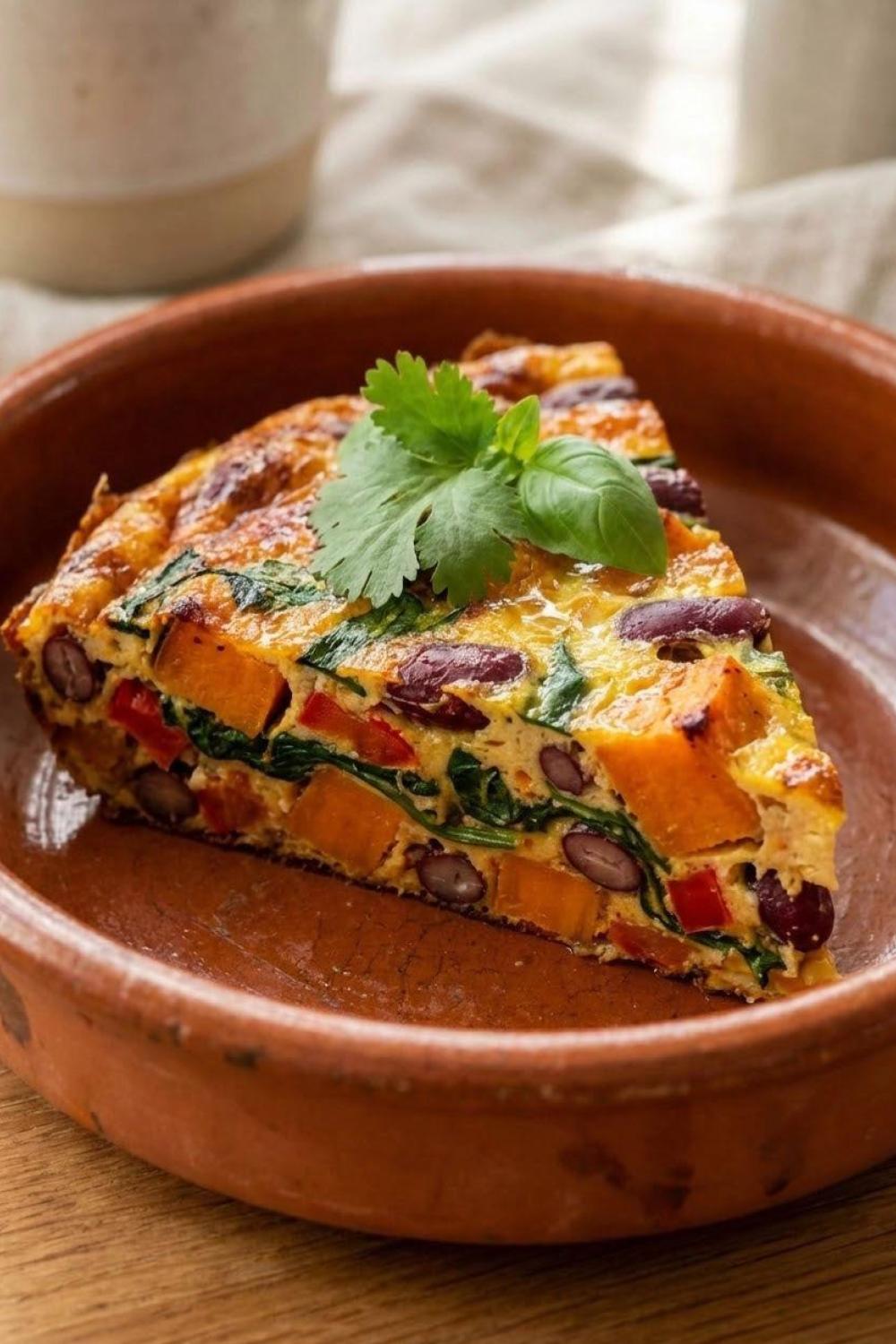 Template of Meksykańska frittata batat fasola