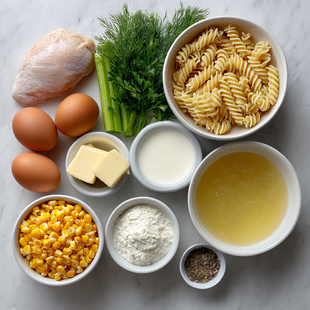A bowl of pasta with butter and eggs.