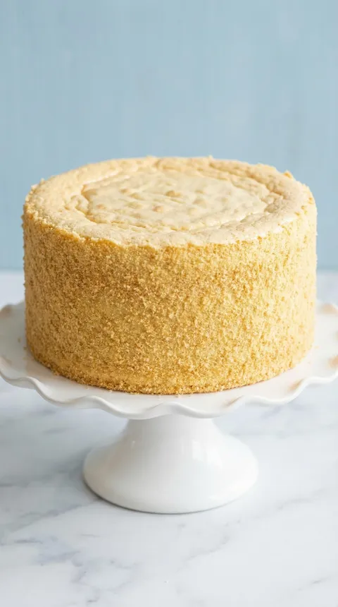 A cake on a plate.