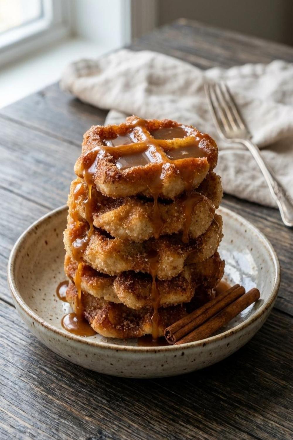 Template of Gofry churros z cynamonem