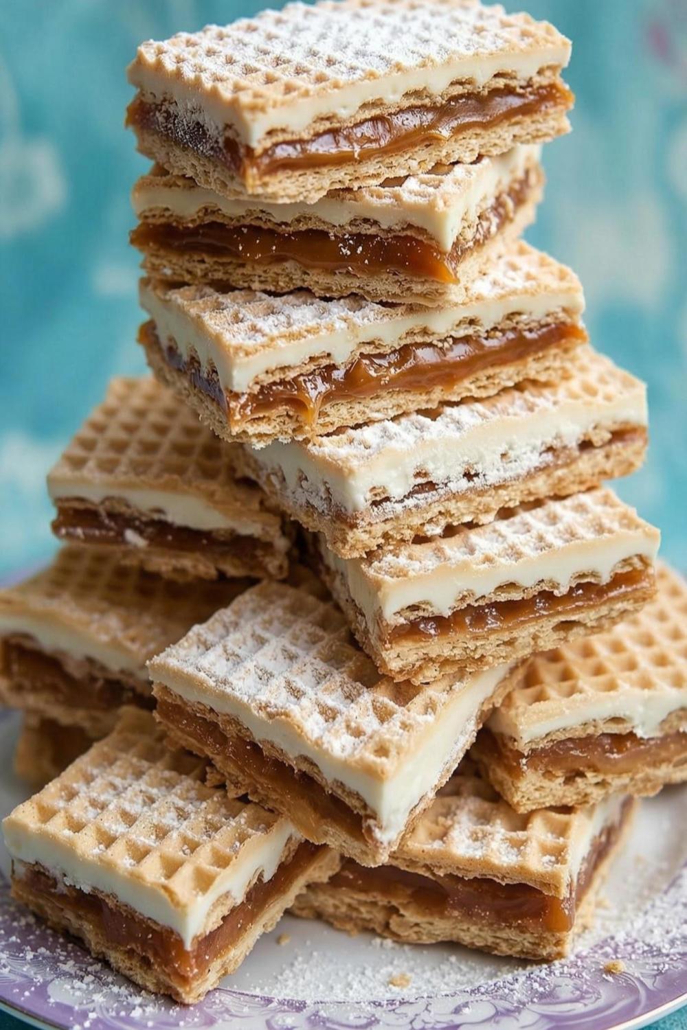 Template of Słodkie wafle kajmak czekolada