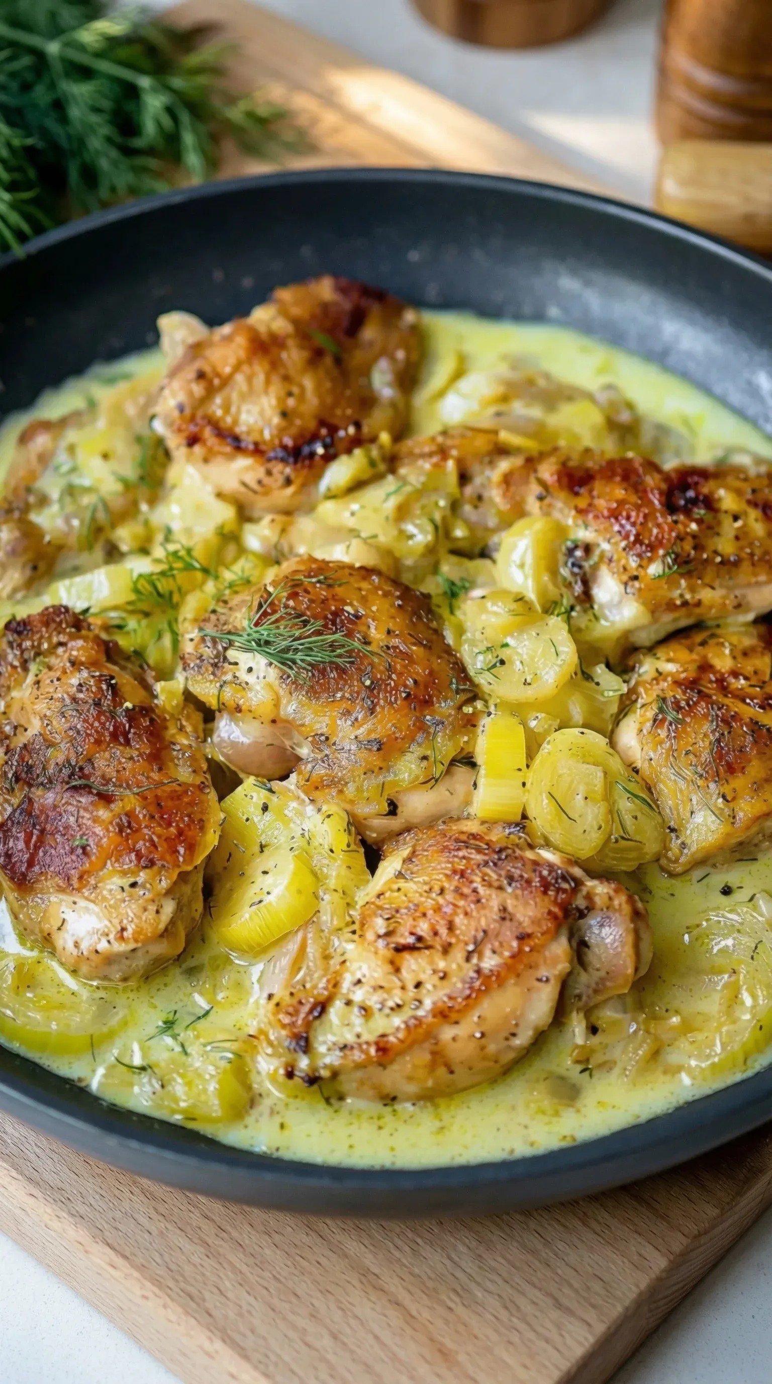A close up of chicken with a sauce on it.