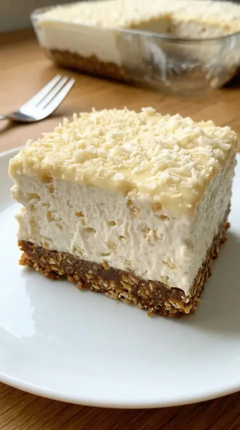 A slice of cake on a plate.