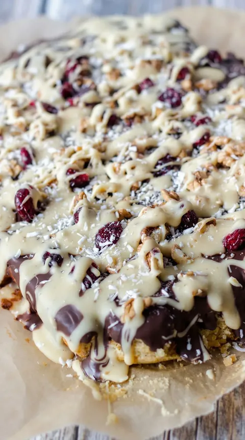 A close up of a gluten-free oatmeal cake.
