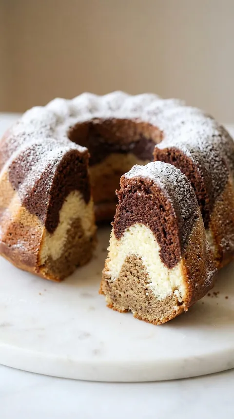 A slice of Babka Tiramisu cake.