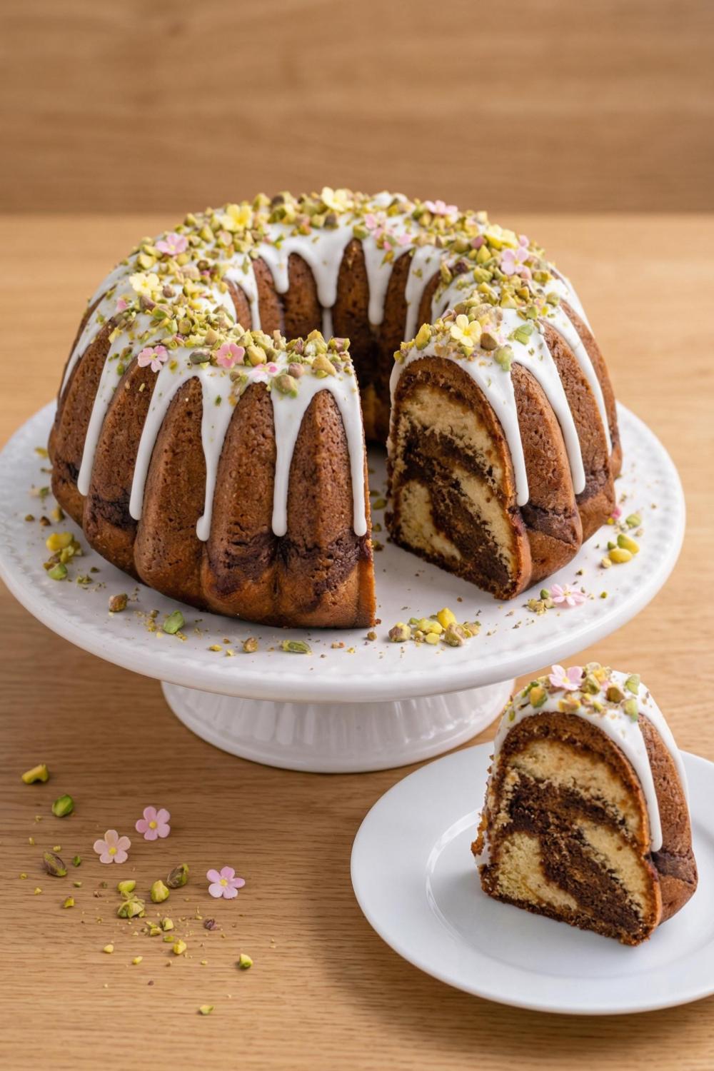 Template of Babka marmurkowa wielkanoc