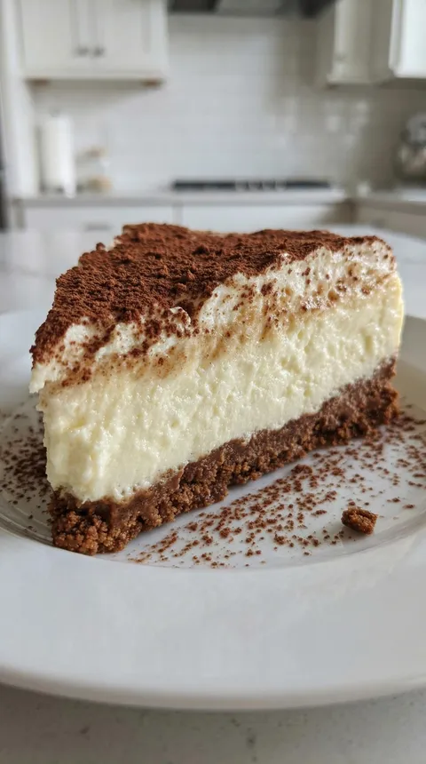 A slice of cake with chocolate and white frosting.