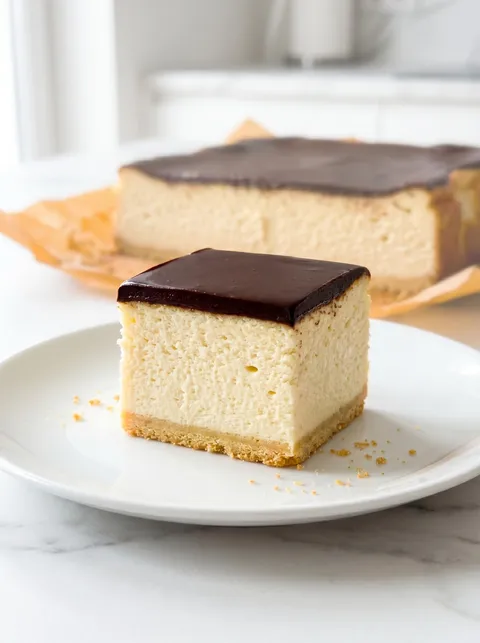 A slice of cake on a plate.
