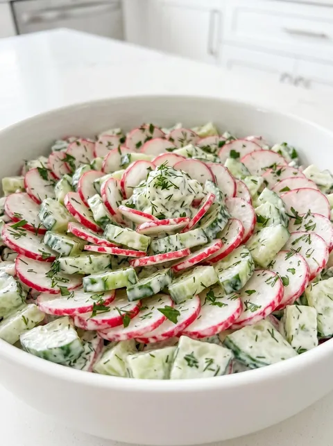 A white bowl filled with sliced vegetables.