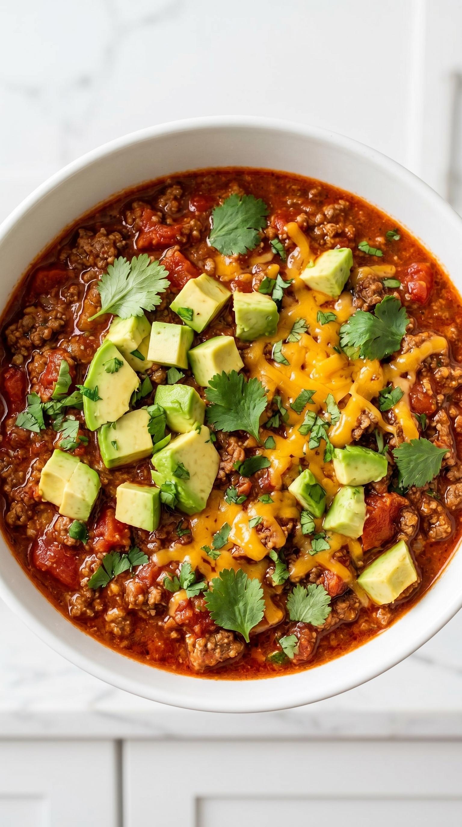 A bowl of Mexican soup with meat and vegetables.