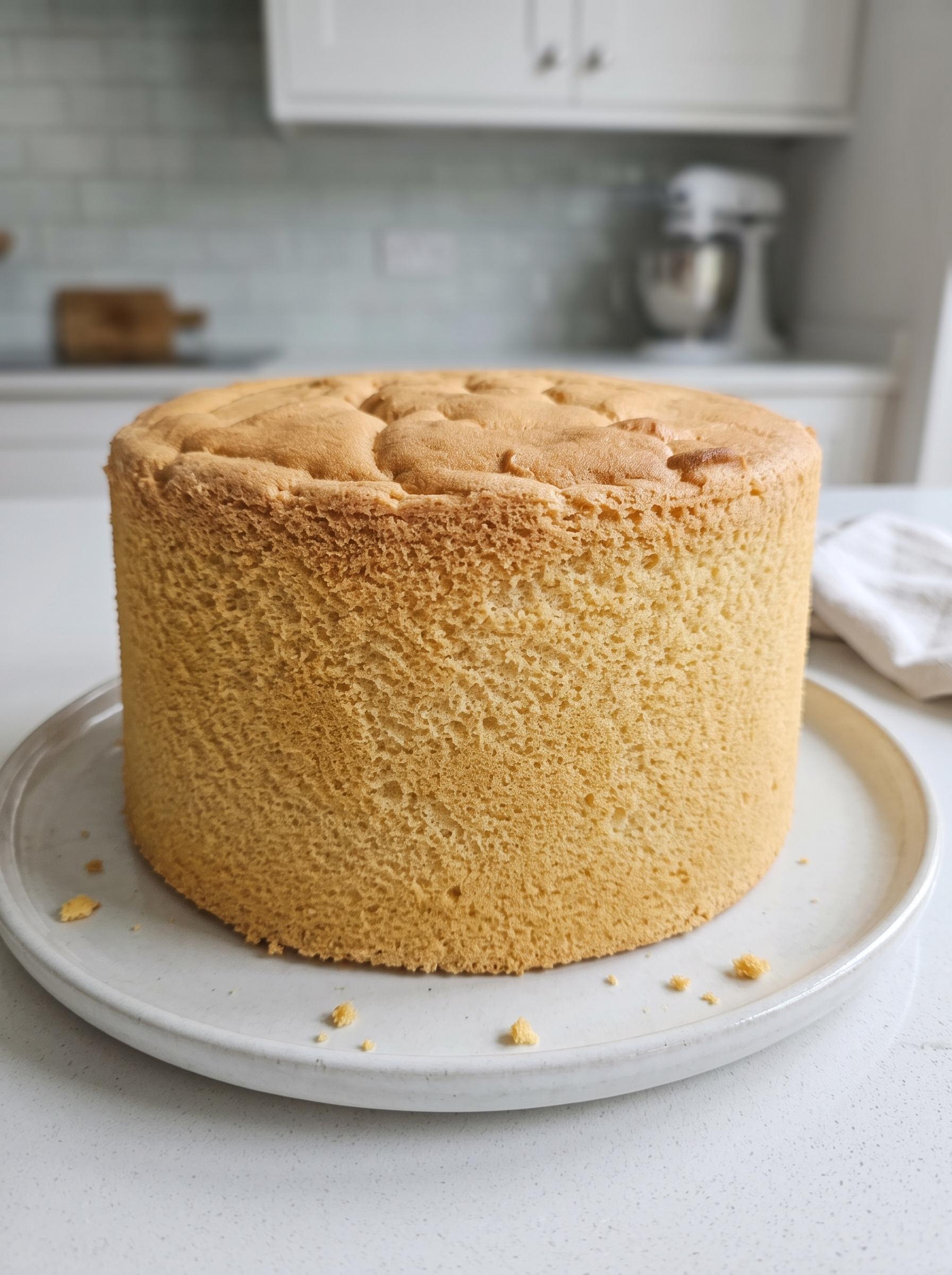 A cake on a plate.