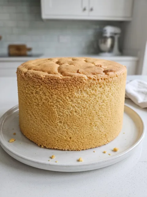 A cake on a plate.