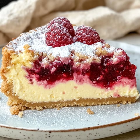 Ciasto z quarkiem, malinami i kruszonką – pyszny przepis na sernik