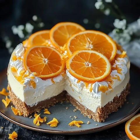 Cheesecake na Zimno Pomarańczowy