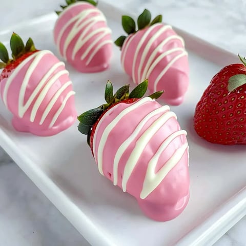 Jak zrobić truskawki w różowej czekoladzie