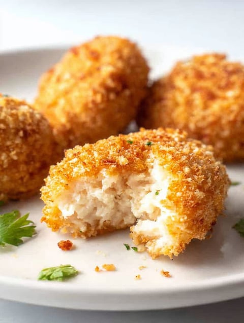 Kawałki kurczaka z ranch z air fryera.