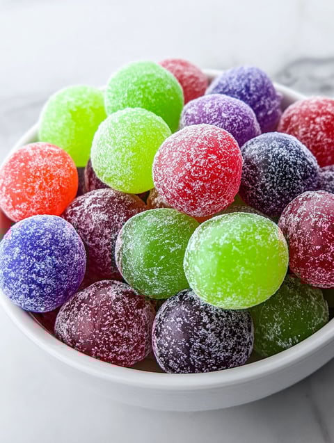 Miseczka kolorowych winogron.