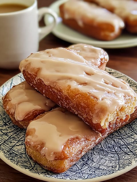 Talerz miękkich klonowych batoników.