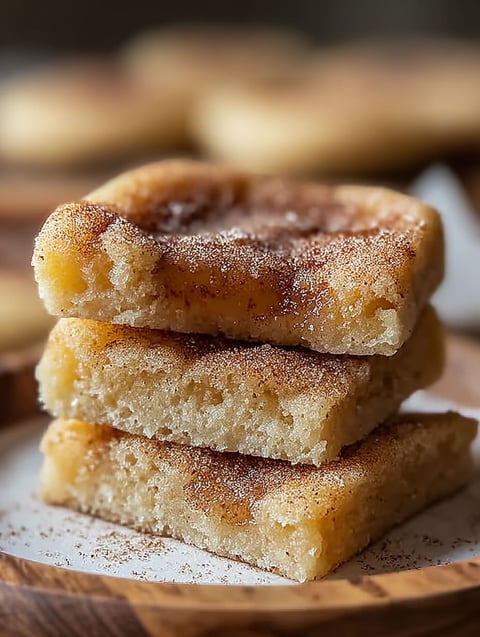 Stos miodowo-cynamonowych słodkości.